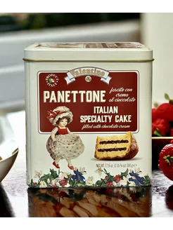 Кулич Panettone с шок. кремом 500г, Италия