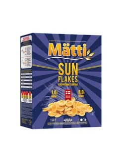 Хлопья Sun Flakes кукурузные, 250г