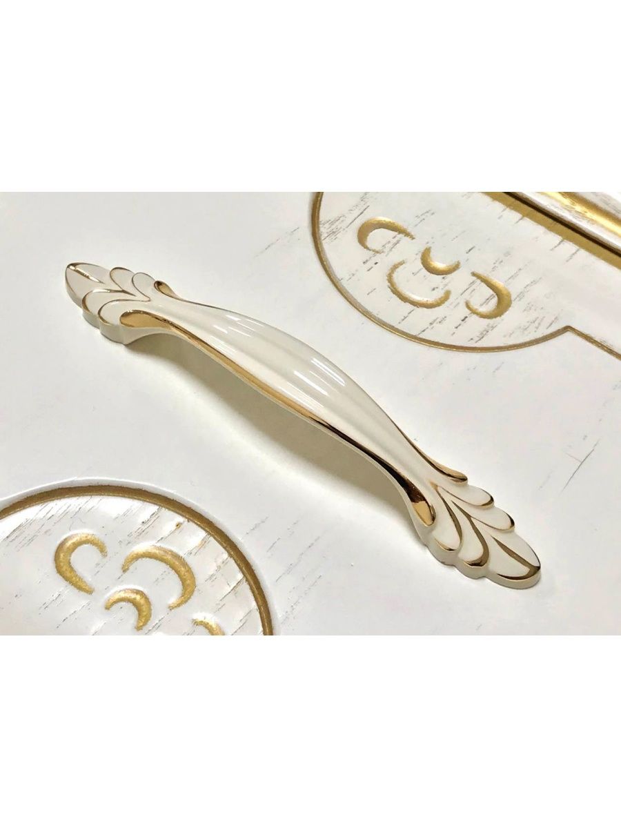 Ручка Royal 1 l-096 белый/золото