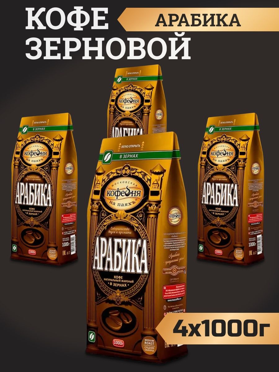 Кофейня на паяхъ арабика в зернах