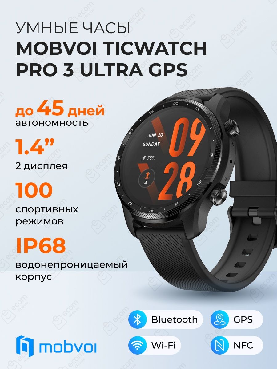 Ticwatch pro 3 ultra gps