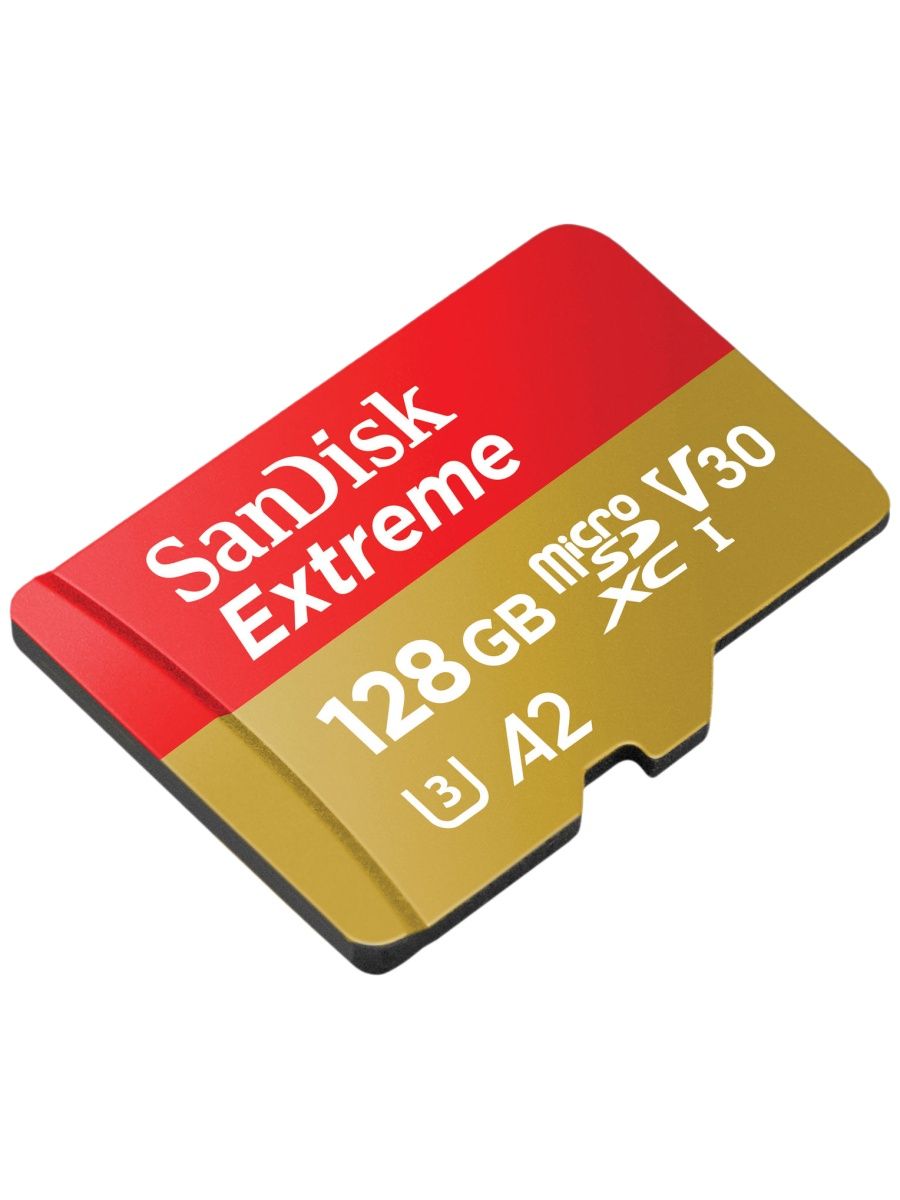 Sandisk extreme 128gb карта памяти формата microsdxc uhs i u3 v30