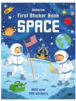 Детские наклейки First Sticker Book Space