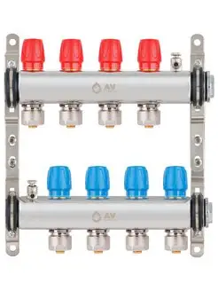 Коллекторная группа для отопления 4 выхода (AVE13500104)