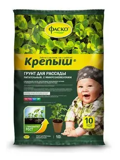 Грунт для рассады "Крепыш" 10л