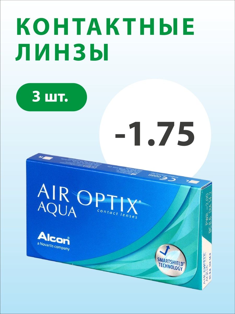 Линзы air optix aqua