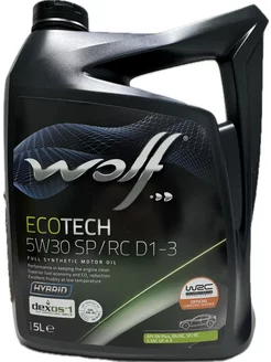 EcoTech 5W 30 SP RC D1-3 5 л