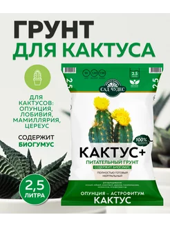 Грунт для кактусов и суккулентов универсальный 2,5 л