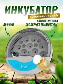 Инкубатор для яиц автоматический 9 яиц