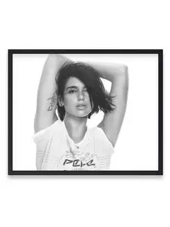 Плакат, Dua Lipa, Дуа Липа 50х40