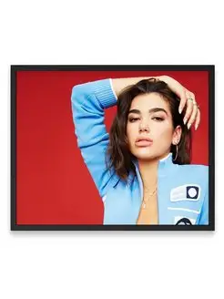 Постер интерьерный, Dua Lipa, Дуа Липа 50х40