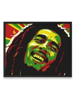 Постер интерьерный, Bob Marley, Боб Марли 50х40