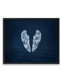 Постер интерьерный, Coldplay Ghost Stories, Колдплей 50х40