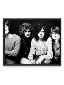 Постер интерьерный, Led Zeppelin, Лед Зеппелин 50х40