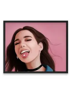 Плакат, Dua Lipa, Дуа Липа 50х40