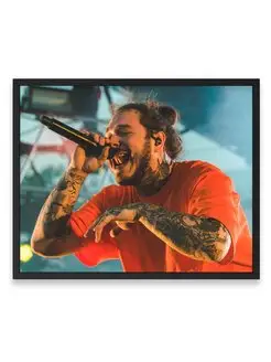 Постер интерьерный, Post Malone, Остин Ричард Пост 50х40