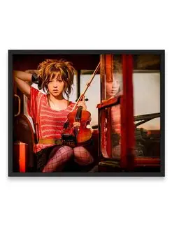 Плакат, Lindsey Stirling, Линдси Стирлинг 50х40