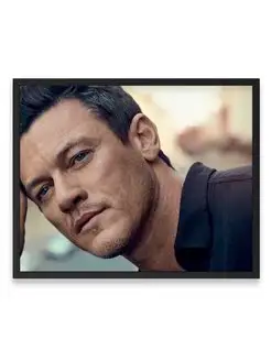 Плакат, Luke Evans, Люк Эванс 50х40