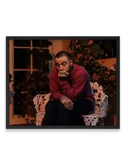 Плакат, Mac Miller Rapper, Мак Миллер Рэпер 50х40