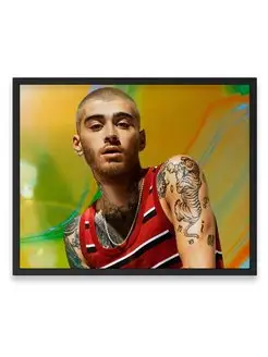 Постер интерьерный, Zayn Malik, Зейн Малик 50х40