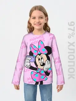 Лонгслив хлопковый Минни Маус, Minnie Mouse