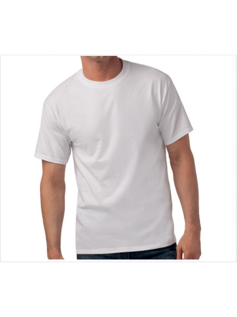 Белая футболка мужская