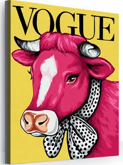 Стиль Vogue Картина по номерам на холсте 40х50