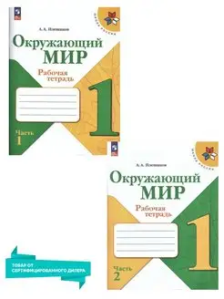 Окружающий мир 1 класс. Комплект тетрадей 2 части к нов. ФП