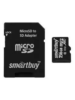 Карта памяти для телефона 256 Гб MicroSD Class 10