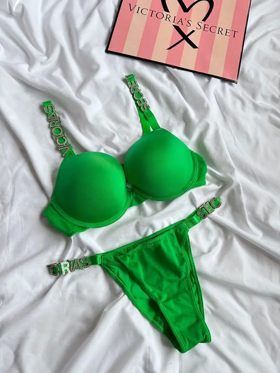 Нижнее белье со стразами Victorias Secret 151779279 купить за 1 060 ₽ винтернет-магазине Wildberries