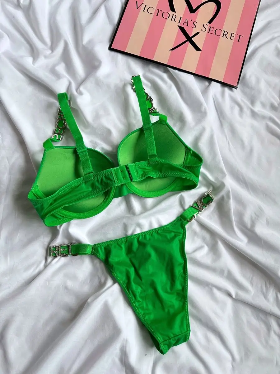 Нижнее белье со стразами Victorias Secret 151779279 купить за 1 060 ₽ винтернет-магазине Wildberries