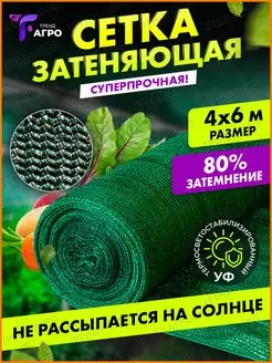 Сетка затеняющая 80% 4х6 для сада