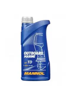 Масло моторное 2T п с Outboard Marine, 1 л