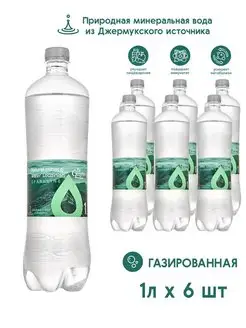 Минеральная вода лечебно-столовая 1л х 6шт газированная