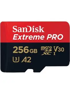 Карта памяти Extreme Pro 256 ГБ (SDSQXCD-256G-GN6MA)