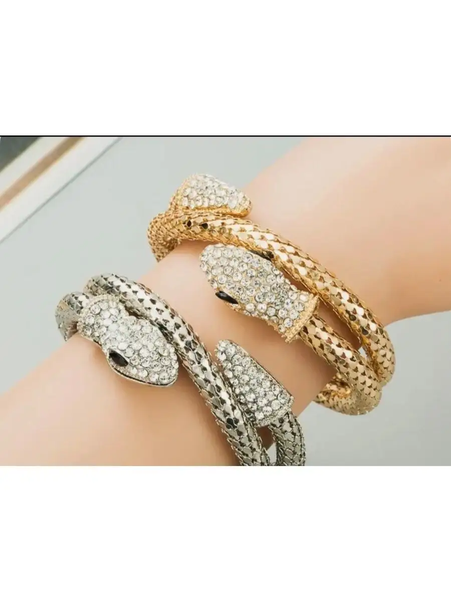 Браслет змея E-shop 152377718 купить за 709 ₽ в интернет-магазинеWildberries