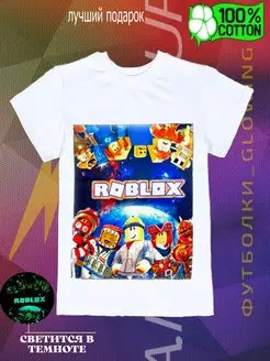 Летняя молодежная футболка с персонажами из игры Roblox