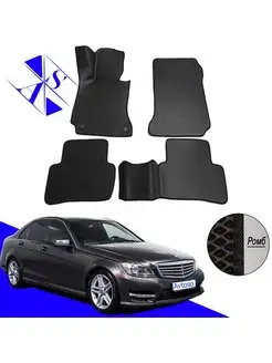 Коврики Эва Ева(Eva) для Mercedes Benz C-Class W204 2006-15