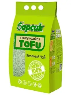 TOFU Зелёный Чай Наполнитель комкующийся 4,54л