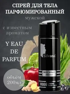 Спрей для тела парфюмированный Silvana № 866 L'Homme