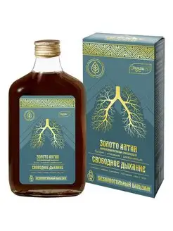 Бальзам сироп в напиток Золото Алтая Свободное дыхание 250мл