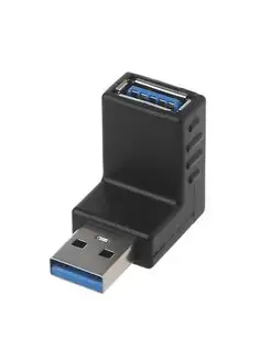 Переходник USB A 3.0 угловой