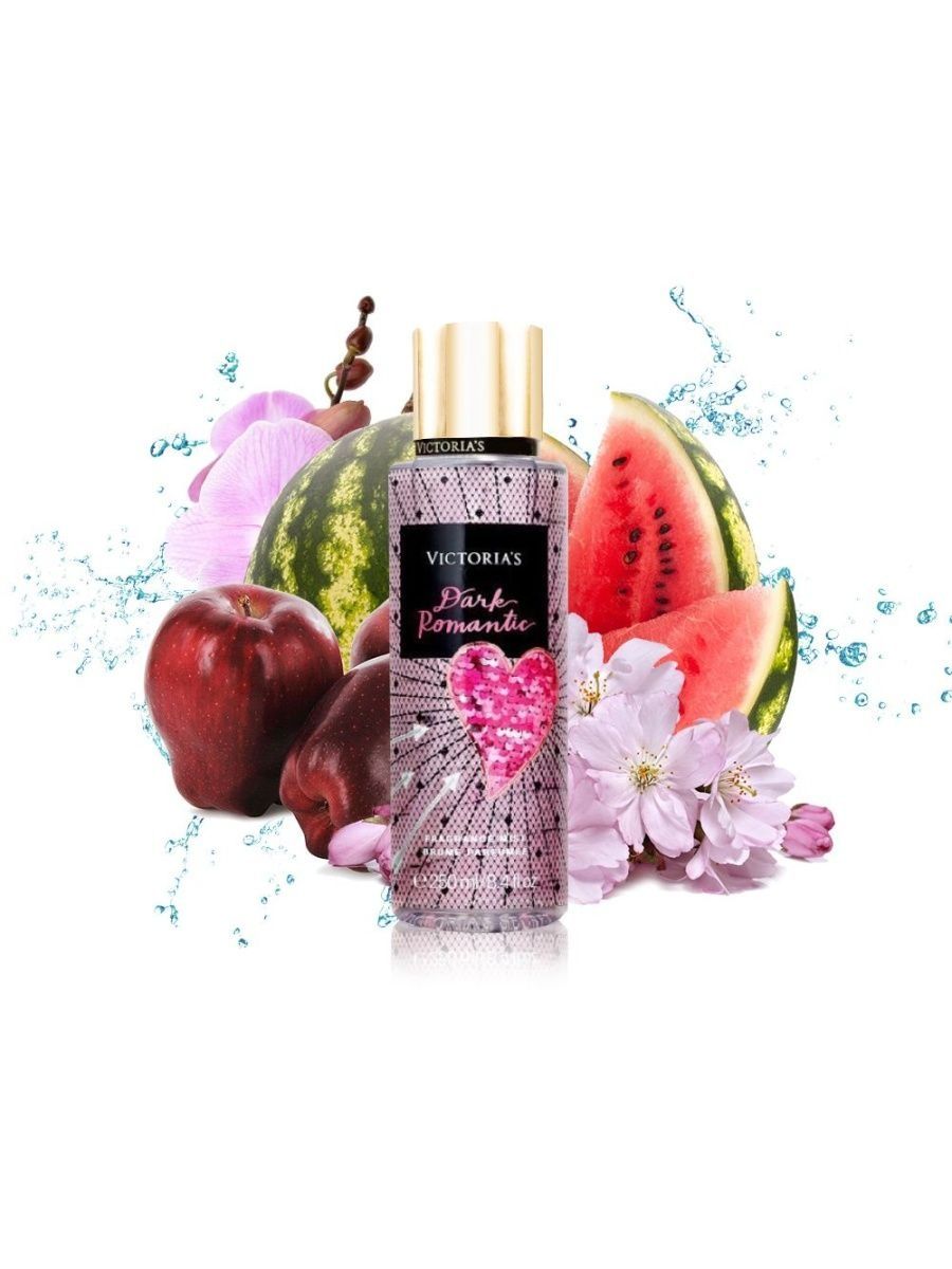 Elli cosmetics. Спрей- мист Victoria's Secret Dark Romantic, 250 ml. Victoria Secret Dark Romantic.