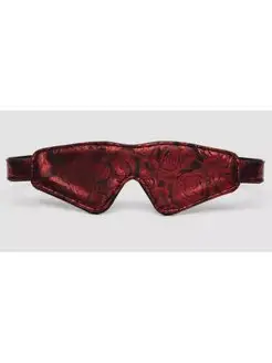 Двустор. маска на глаза Reversible Faux Leather Blindfold