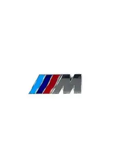 Шильдик "M" на авто BMW (длина 8,5см)