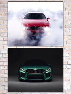 Комплект постеров, авто, BMW, (40x50см)