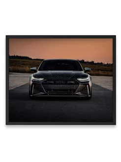 Постер, Ауди black box richter audi rs 7 sportback 30х40 А3