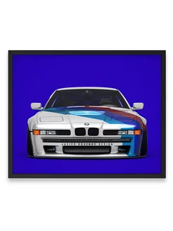 Плакат, Бэха bmw 850 minimal 30х40 А3