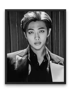 Постер, K-pop BTS, Ким, RM BTS, Kim Nam Joon 30х40 А3