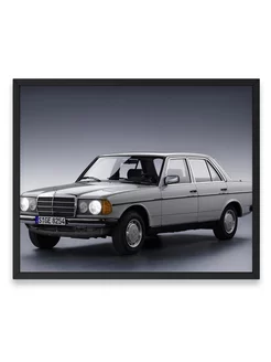 Плакат, постер Mercedes-Benz 200 (W123) 30х40 А3